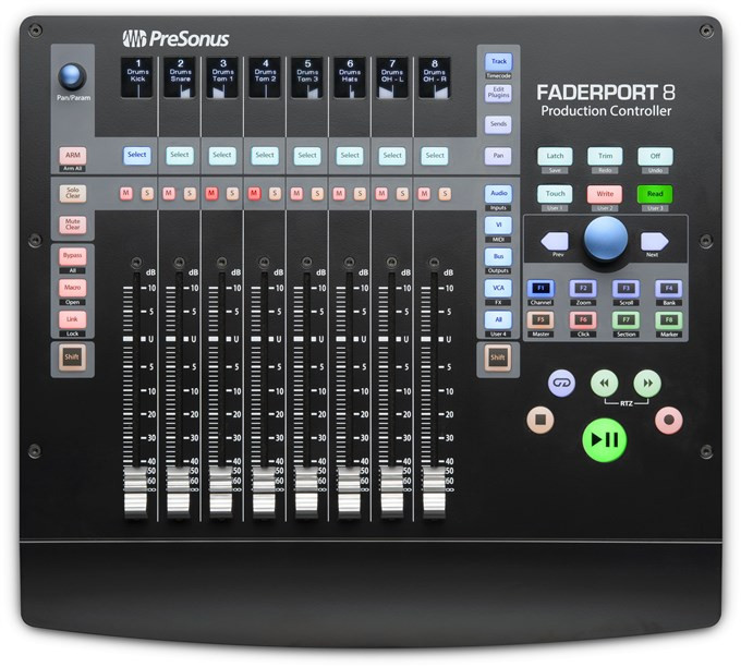 Hlavní obrázek DAW kontrolery PRESONUS FaderPort 8