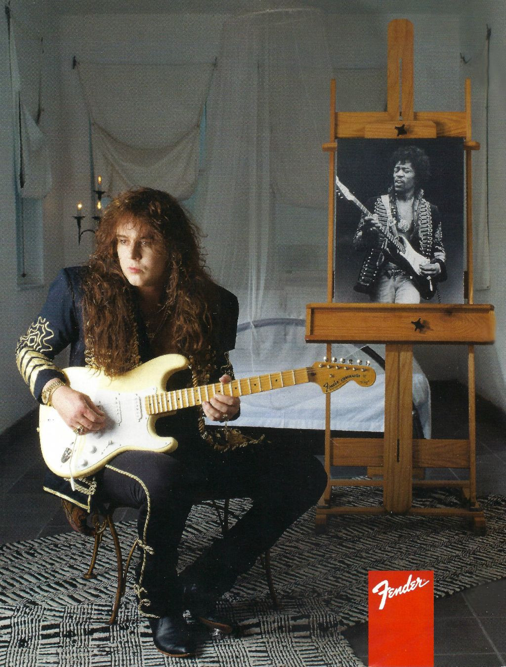 Galerijní obrázek č.1 Tvrdost .008 FENDER Yngwie Malmsteen Nickel Plated Steel - .008 - .046