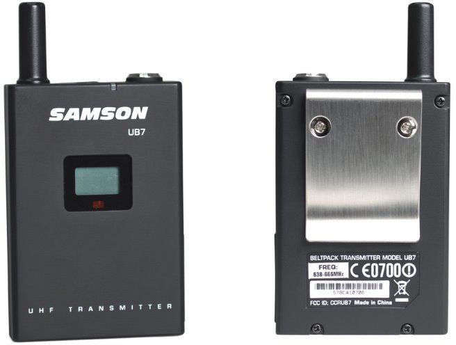 Galerijní obrázek č.1 Bezdrátové nástrojové systémy pro kytary a baskytary SAMSON Synth 7 Guitar