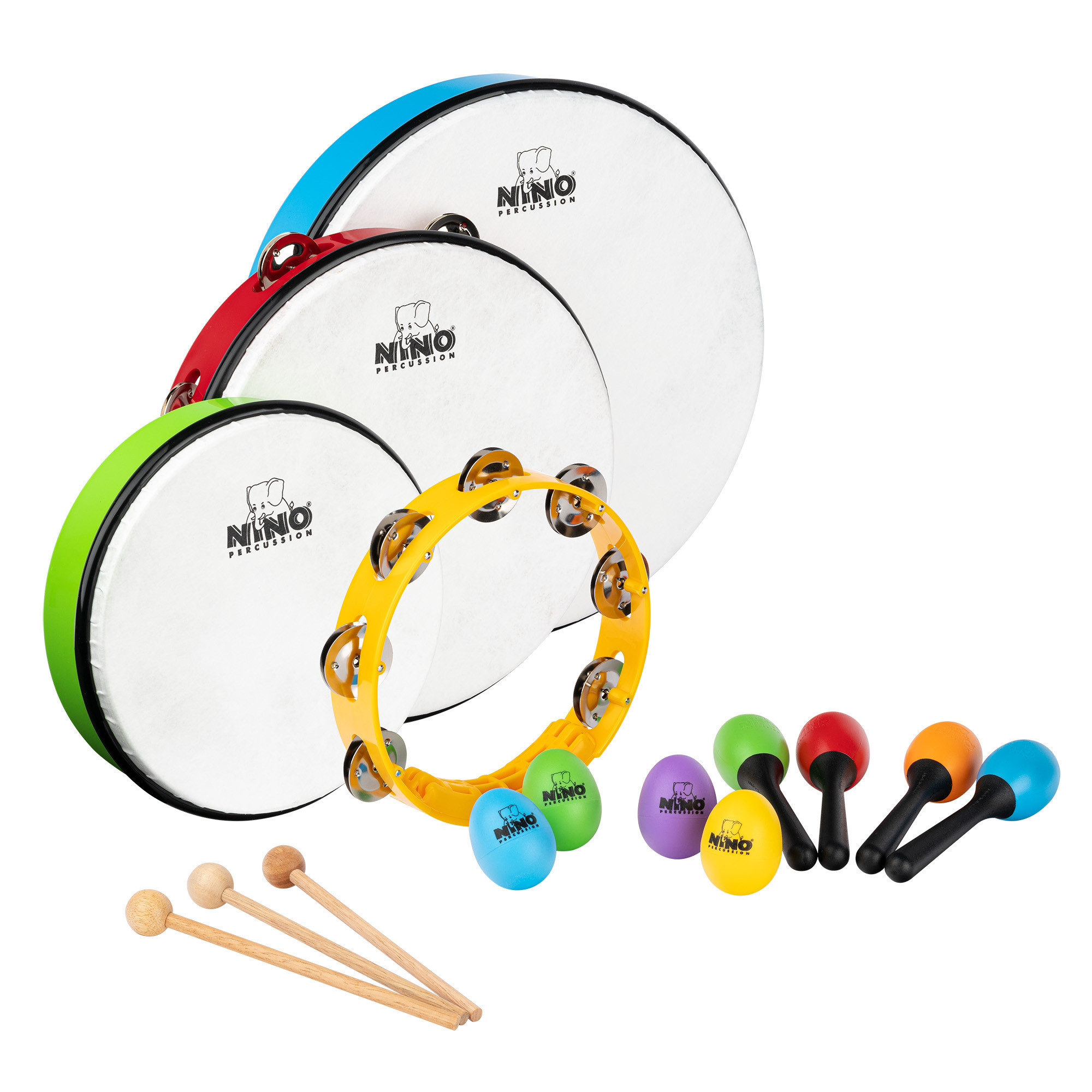 Hlavní obrázek Perkuse pro děti NINO PERCUSSION NINOSET9 Kids Mixed Rhythm Set - 12 Pcs