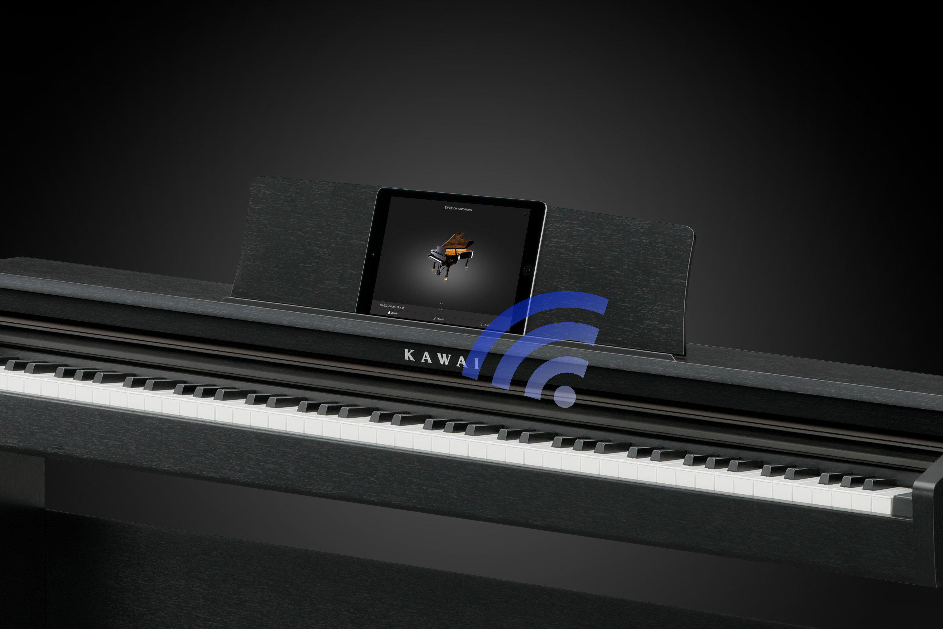 Galerijní obrázek č.6 Digitální piana KAWAI KDP120 B Set - Black