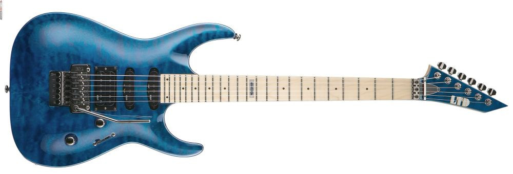 Hlavní obrázek Superstrat LTD-ESP MH-103 QM See Thru Blue