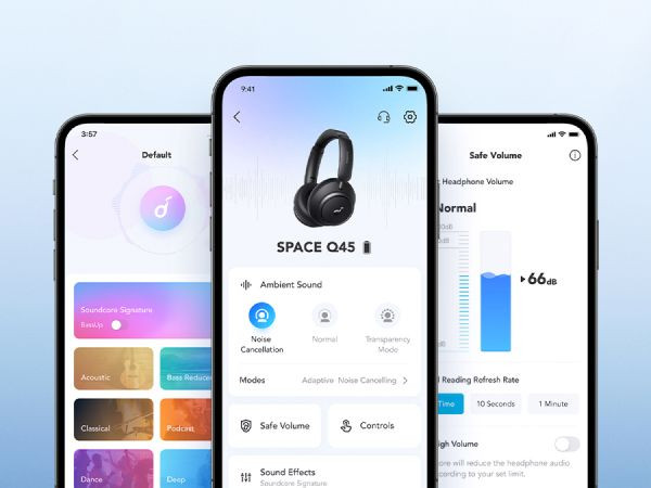 Galerijní obrázek č.18 Na uši (s kabelem) ANKER Soundcore Space Q45 Black