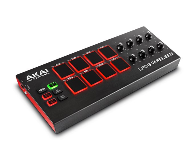 Galerijní obrázek č.1 MIDI kontrolery AKAI LPD 8 Wireless