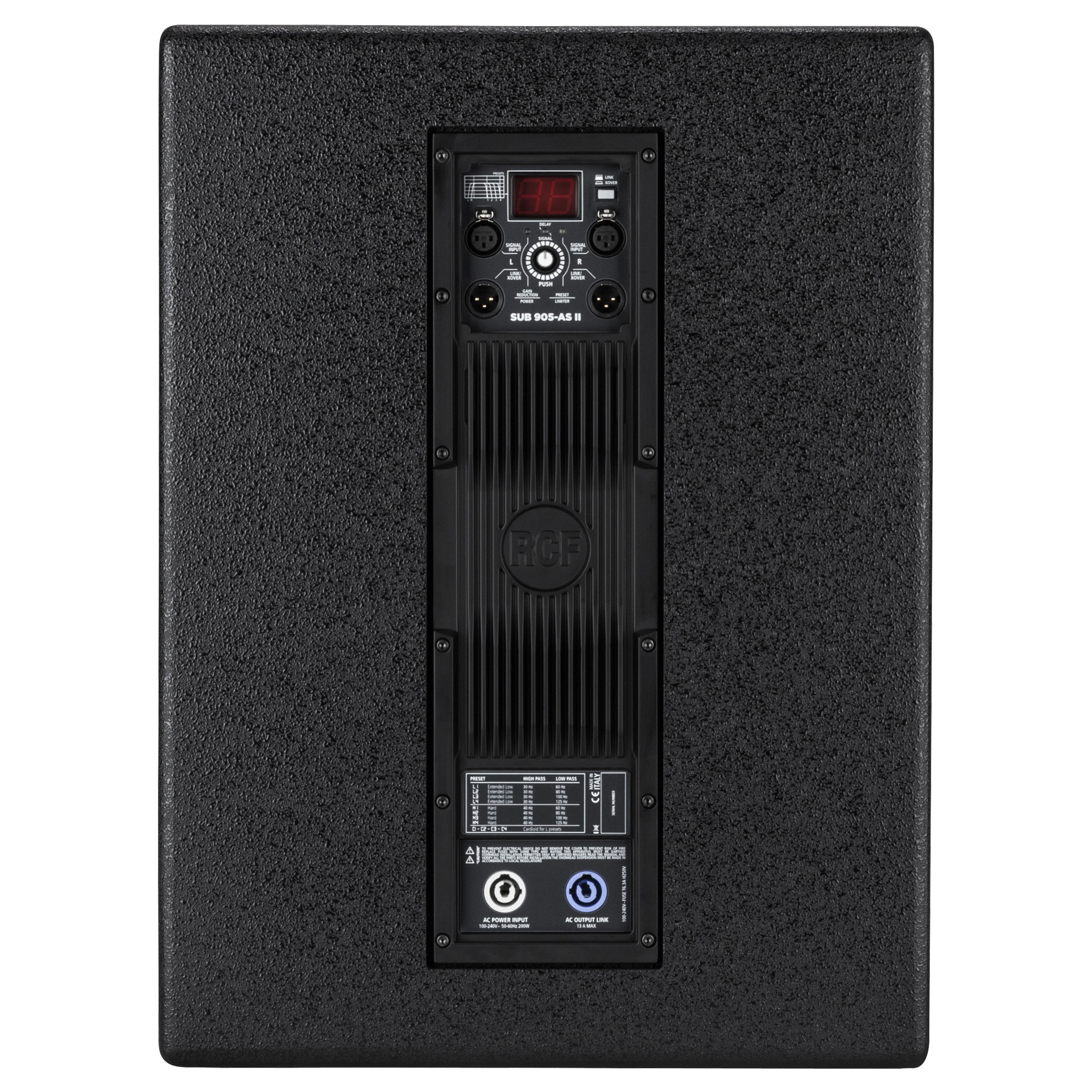 Galerijní obrázek č.3 Aktivní subwoofery RCF SUB 905-AS II
