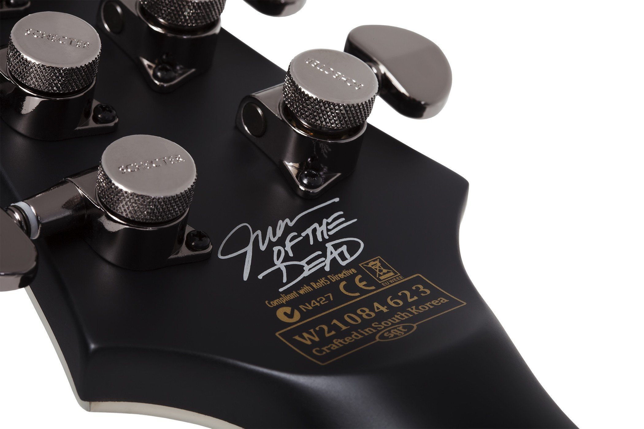 Galerijní obrázek č.13 Hard&heavy SCHECTER Juan of the Dead V-1 - Satin Black Reign