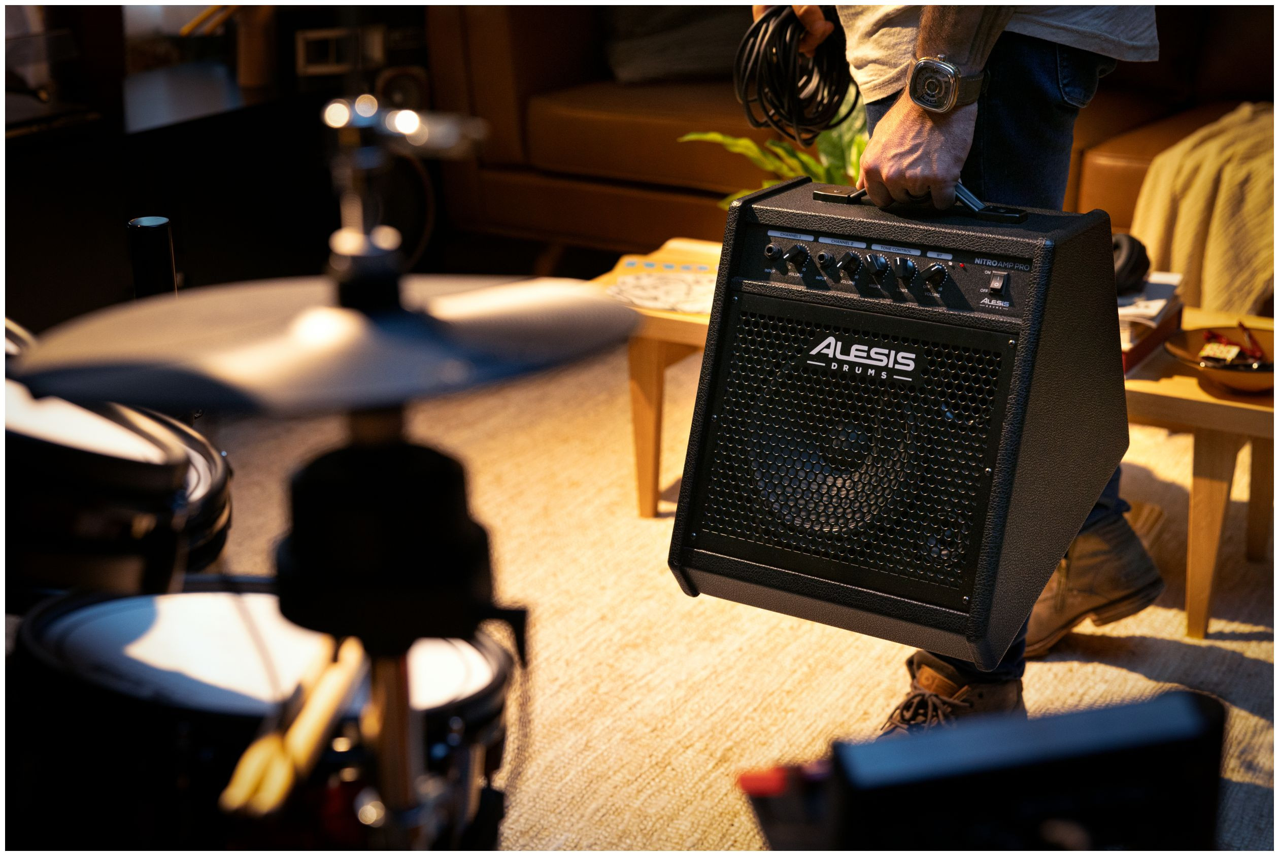 Galerijní obrázek č.10 Komba k elektronickým bicím ALESIS Nitro Amp Pro