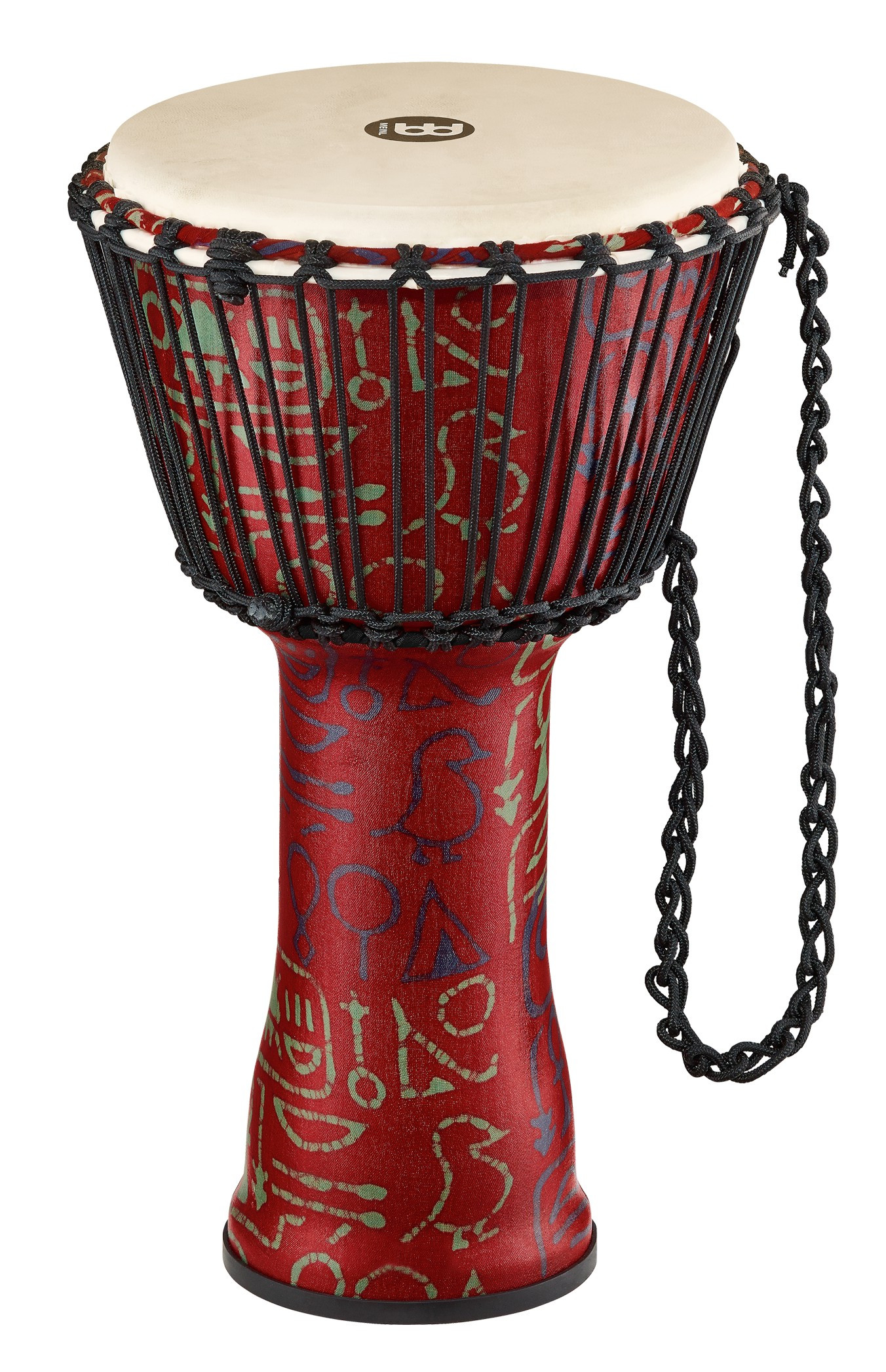Hlavní obrázek Djembes MEINL PADJ1-M-G Travel Rope Tuned Djembe Goat Head 10” - Pharaoh's Script