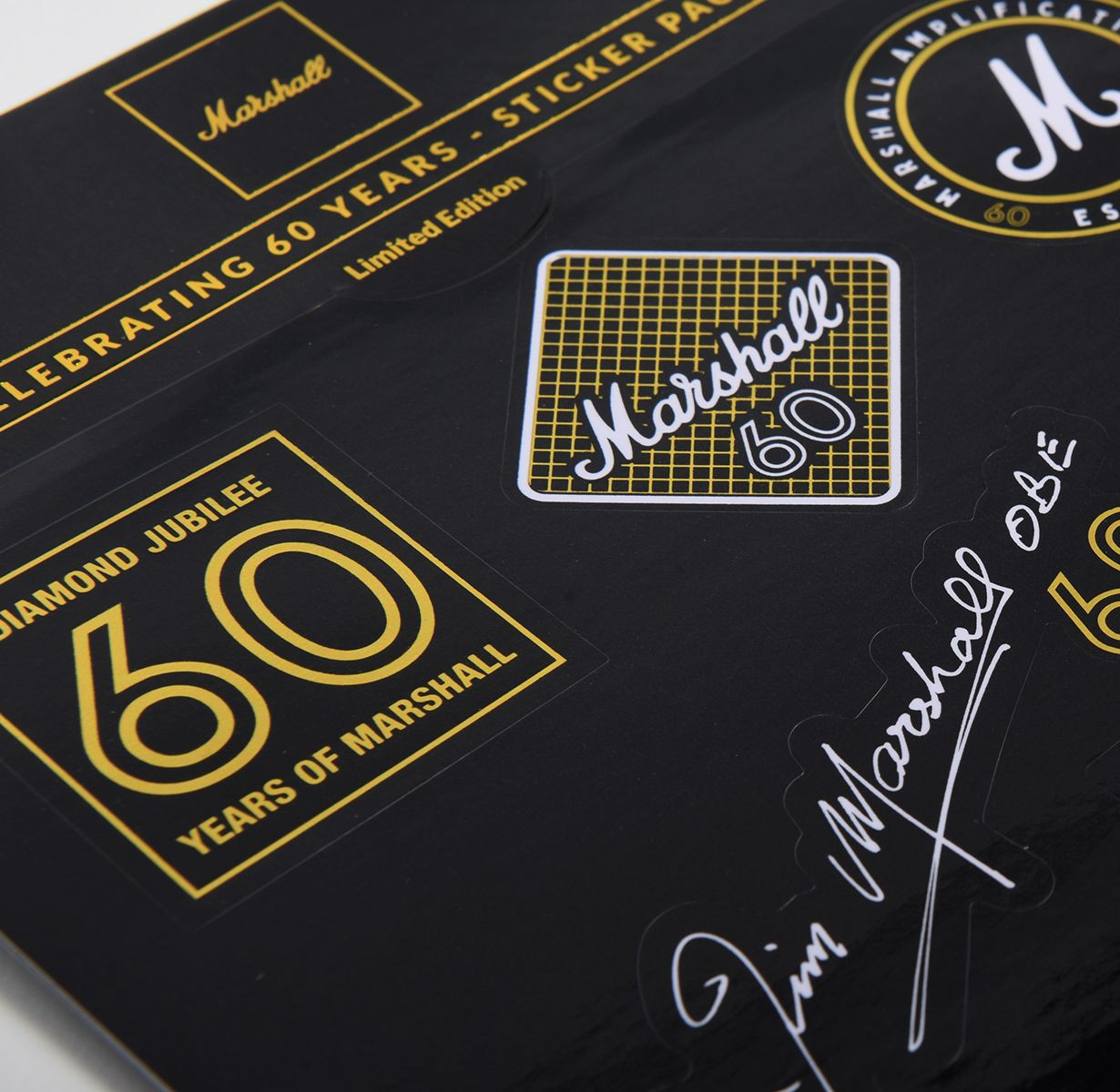 Galerijní obrázek č.4 Výprodej MARSHALL 60th Anniversary - Samolepky