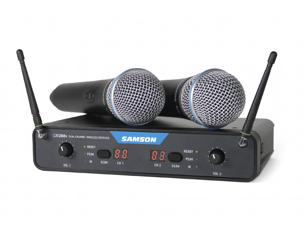 Galerijní obrázek č.1 S ručním mikrofonem SAMSON CR288X Handheld