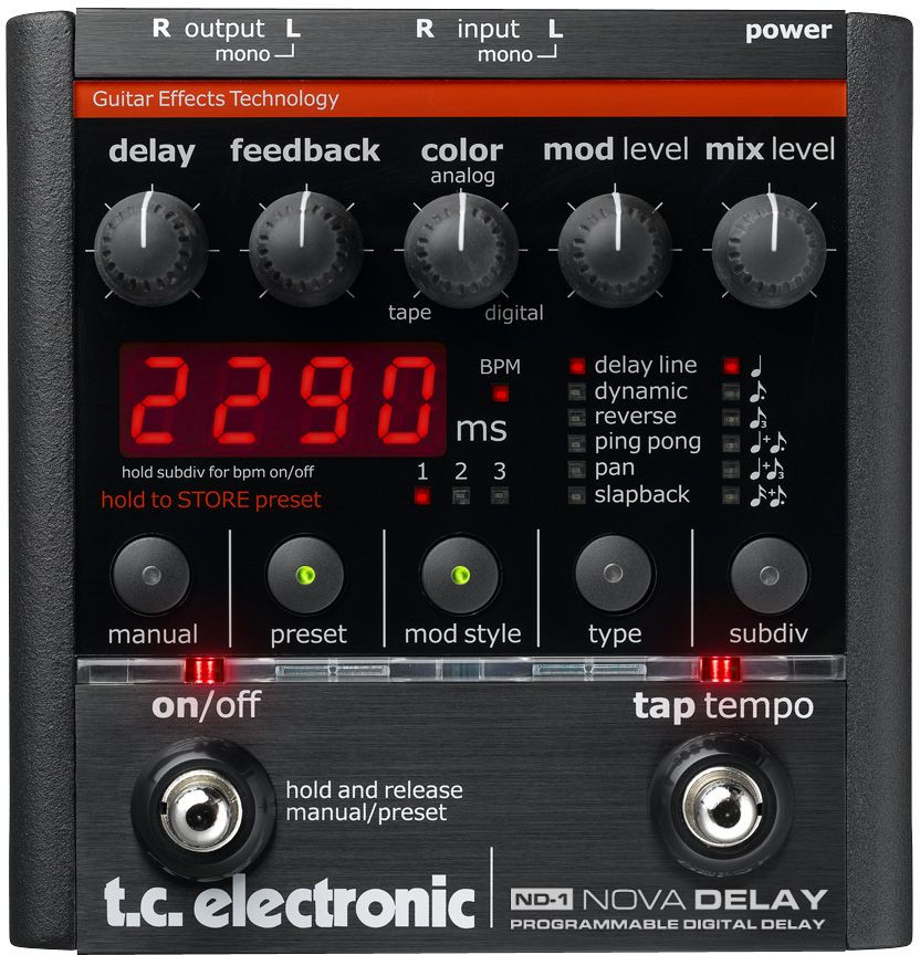 Hlavní obrázek Delay a echo TC ELECTRONIC ND-1 Nova Delay