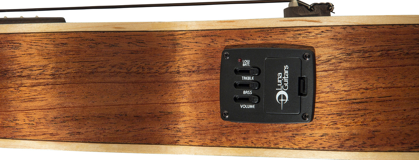 Galerijní obrázek č.1 Ostatní LUNA GUITARS High Tide 8-String AE Ukulele Satin Natural