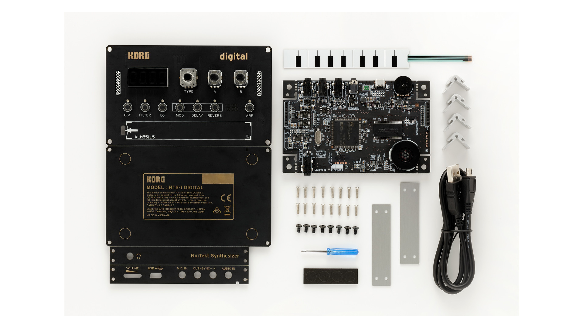 Galerijní obrázek č.3 Syntezátory, varhany, virtuální nástroje KORG NTS-1 Nu:tekt Digital Kit