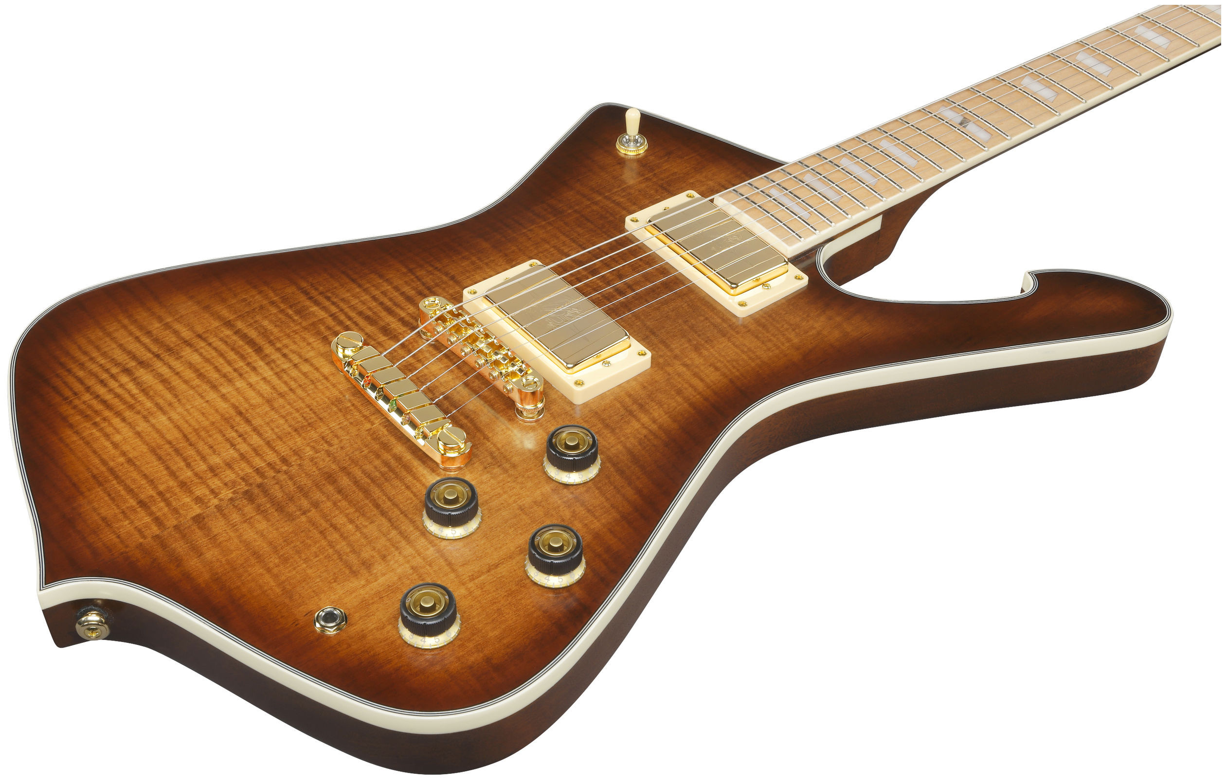 Galerijní obrázek č.5 Superstrat IBANEZ IC420MFM-CML - Caramel Burst Low Gloss