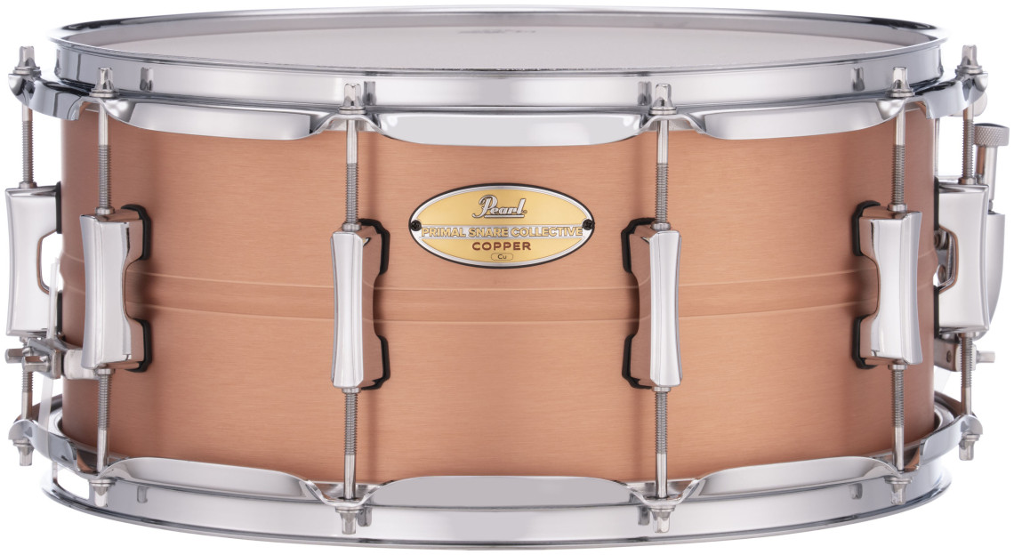 Hlavní obrázek 14" PEARL PSC1465C Primal Snare Collective 14” x 6,5” - Brushed Copper Finish