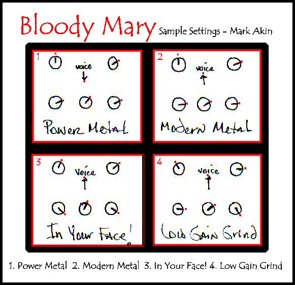 Hlavní obrázek Overdrive, distortion, fuzz, boost T-REX Bloody Mary, heavy metal distortion