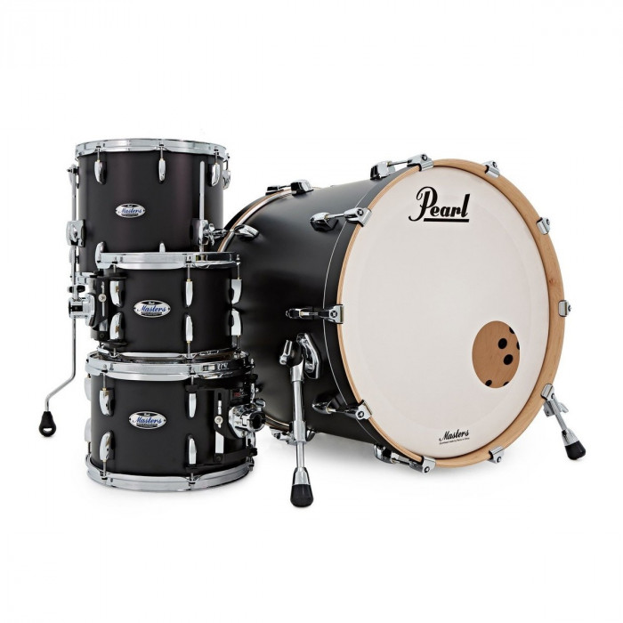 Hlavní obrázek 20“; 10“, 12“; 14“ PEARL Masters Maple Complete MCT904XEP/C Matte Caviar Black