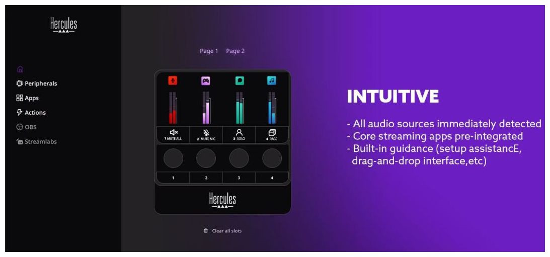 Hlavní obrázek Příslušenství záznamové techniky HERCULES DJ STREAM 100