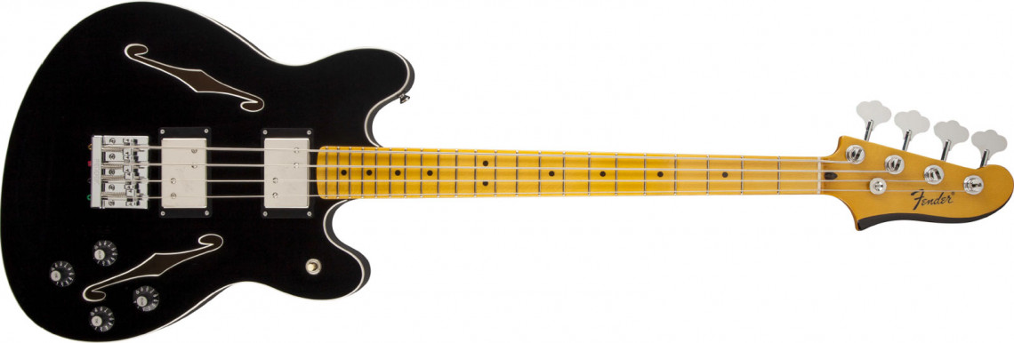Hlavní obrázek Alternativní  FENDER Starcaster Bass, Maple Fingerboard - Black