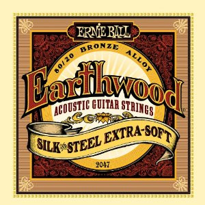 Hlavní obrázek Tvrdost .010 ERNIE BALL 2047 Earthwood Silk and Steel Extra Soft - .010 - .050