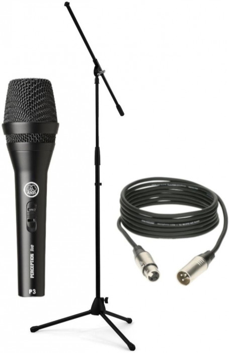 Hlavní obrázek Dynamické pódiové vokální mikrofony P3 S live SET