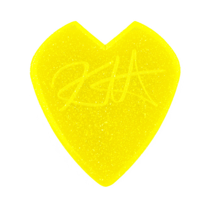 Levně Dunlop Kirk Hammett Jazz III Pick Yellow Glitter, 6 ks