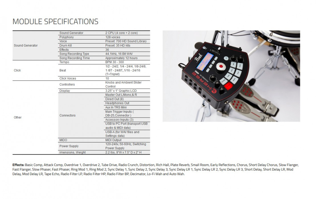 Hlavní obrázek Elektronické soupravy PEARL e/MERGE EM-53T e/TRADITIONAL Kit