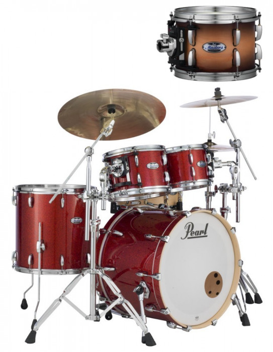 Levně Pearl Masters Maple Complete MCT904XEP/C Satin Natural Burst