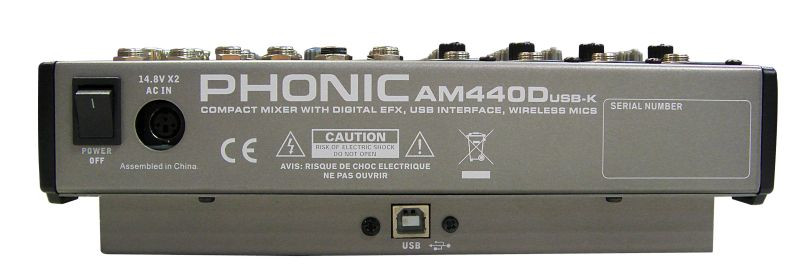 Hlavní obrázek Mixážní pulty s efektem PHONIC AM440D USB-K-1