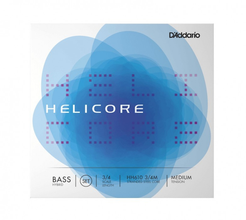 Levně D´Addario Orchestral HH613 3/4M Helicore Hybrid Bass - Single A String - 3/4 Medium Tension