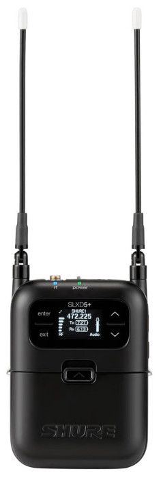 Hlavní obrázek S bateriovým přijímačem (ke kamerám) SHURE SLXD35+-K55