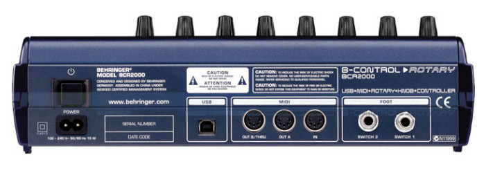 Hlavní obrázek DAW kontrolery BEHRINGER BCR2000