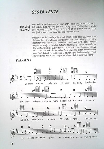 Hlavní obrázek Zpěvníky a učebnice PUBLIKACE Trampská kytara 1 - Petr Jánský