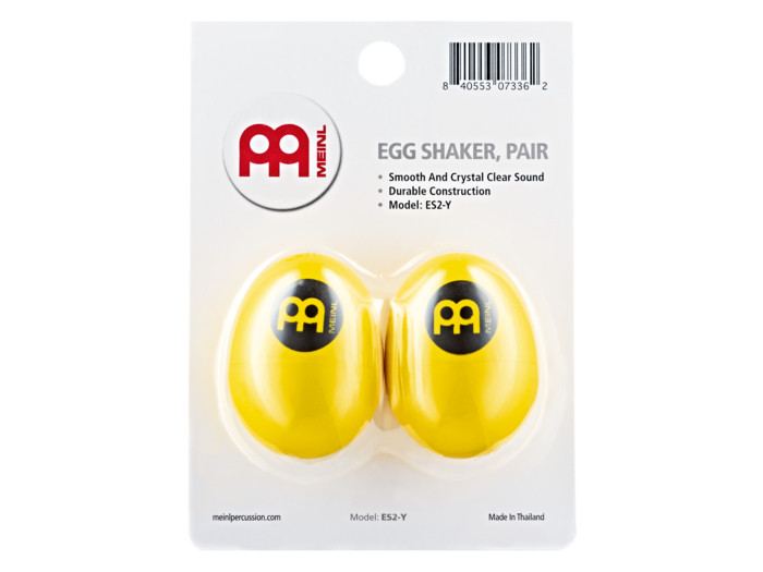 Meinl ES2-Y Plastic Egg Shakers Yellow