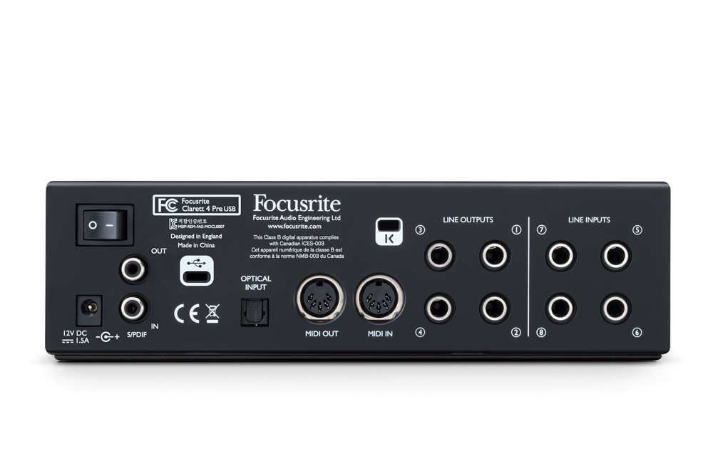 Hlavní obrázek USB zvukové karty FOCUSRITE Clarett 4 PRE USB