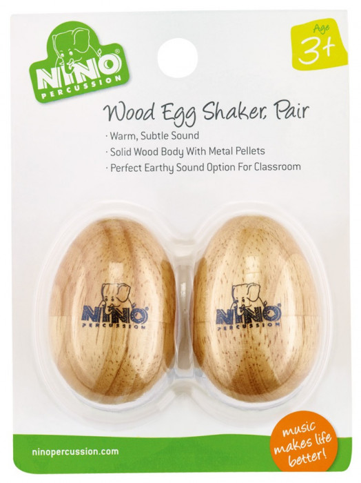 Hlavní obrázek Perkuse pro děti NINO PERCUSSION NINO562-2 Wood Egg Shakers
