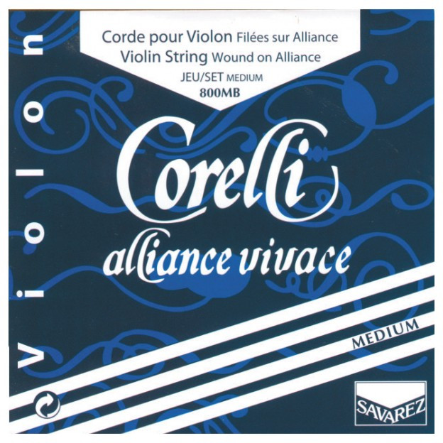 Levně Savarez 800MB Corelli Alliance Vivace Violin Set - Medium