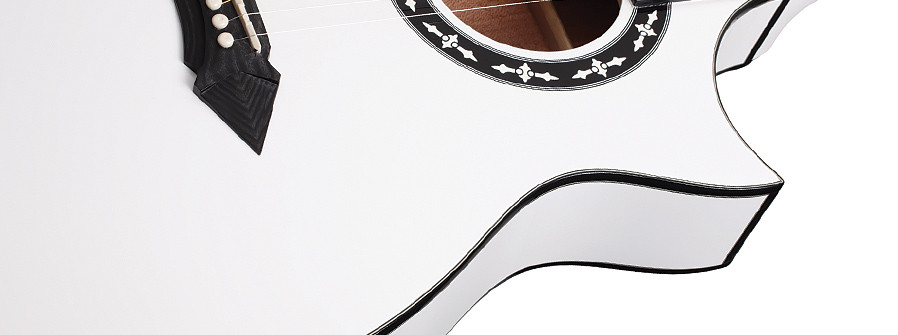 Hlavní obrázek Další tvary SCHECTER SA-1 AC SGR, Rosewood Fingerboard - White