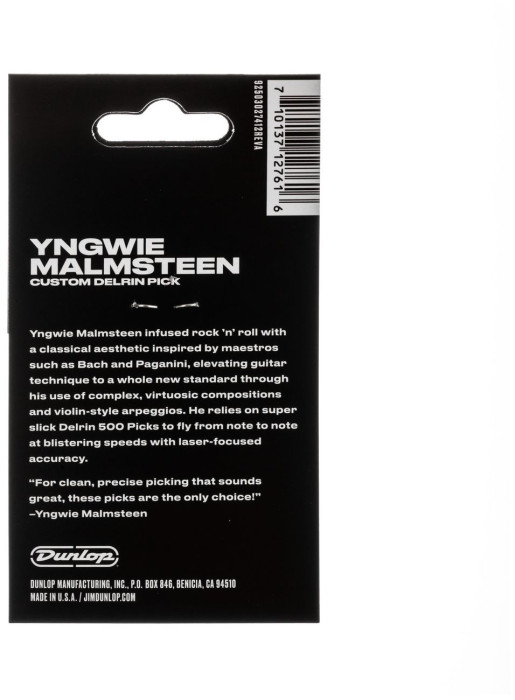 Hlavní obrázek Tvrdost do 2.0 DUNLOP Yngwie Malmsteen Custom Delrin Pick 1.5 mm 24 ks