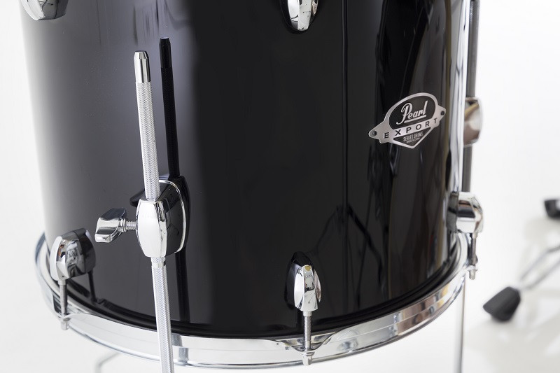 Hlavní obrázek Jednotlivé bubny PEARL EXX1616F/C31 Export EXX 16”x16” - Jet Black