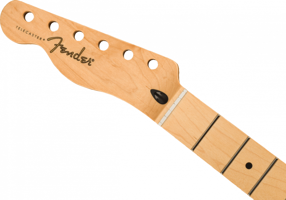 Hlavní obrázek Náhradní díly FENDER Player Series Telecaster LH Neck, 22 Medium Jumbo Frets, Maple, 9.5”, Modern ”C”