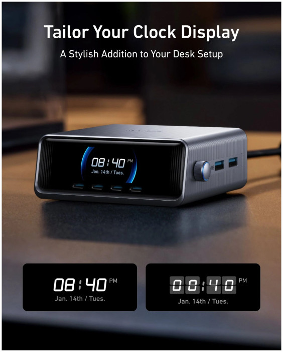 Hlavní obrázek Powerbanky a nabíječky ANKER Prime Charger 250W, 6 Ports, GaNPrime