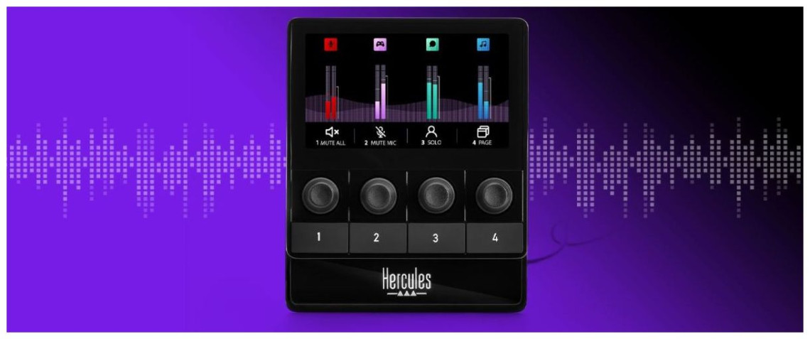 Hlavní obrázek Příslušenství záznamové techniky HERCULES DJ STREAM 100