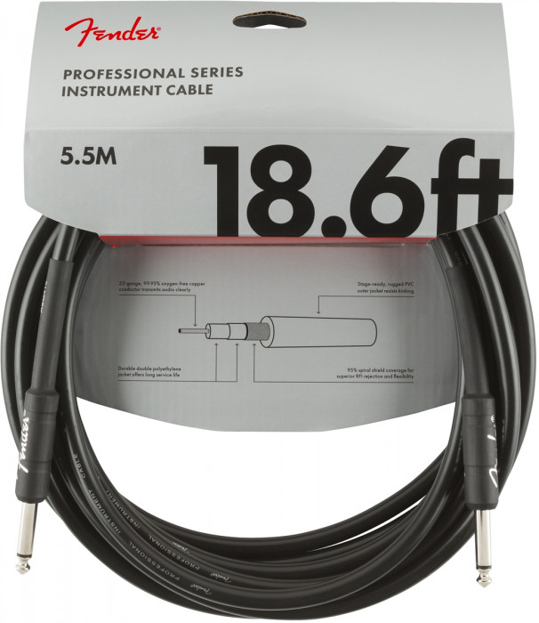 Hlavní obrázek 5-8m FENDER Professional Series 18,6 Instrument Cable