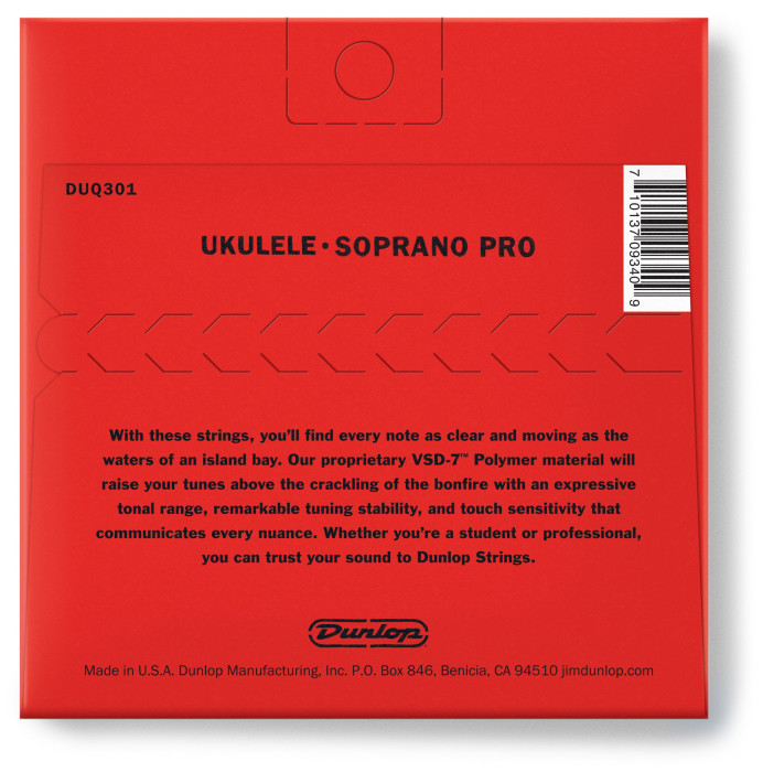 Hlavní obrázek Sopránové DUNLOP DUQ301