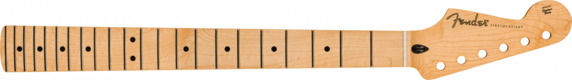 Hlavní obrázek Náhradní díly FENDER Player Series Stratocaster Reverse Headstock Neck, 22 Medium Jumbo Frets, Maple, 9.5”, Modern ”C”