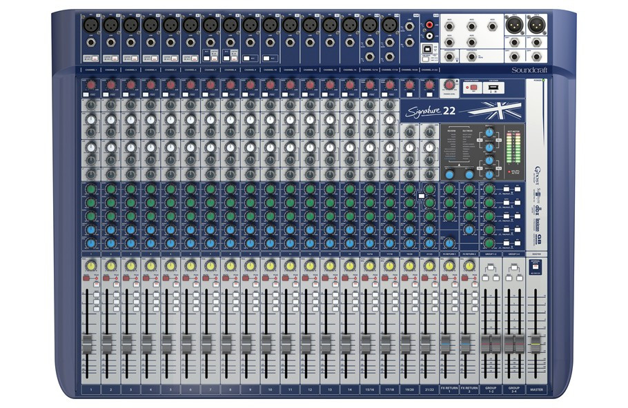 Hlavní obrázek Mixážní pulty s efektem SOUNDCRAFT Signature 22