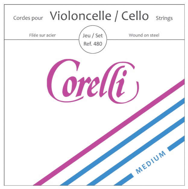 Hlavní obrázek Struny SAVAREZ 480 Corelli Cello Set - Medium