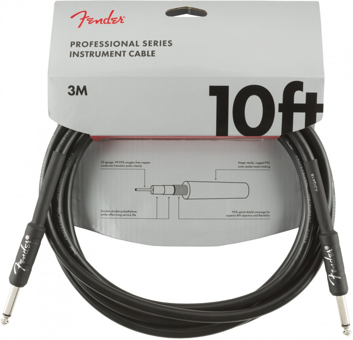 Hlavní obrázek 1-4m FENDER Professional Series 10 Instrument Cable