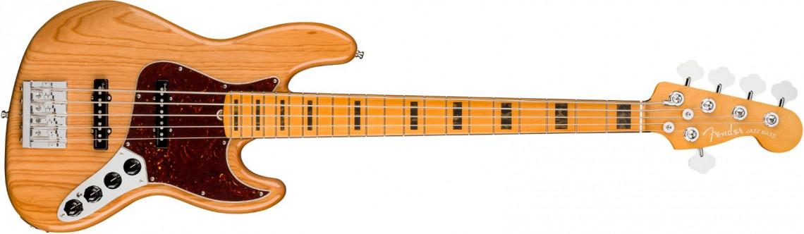 Hlavní obrázek 5strunné FENDER American Ultra Jazz Bass V Aged Natural Maple